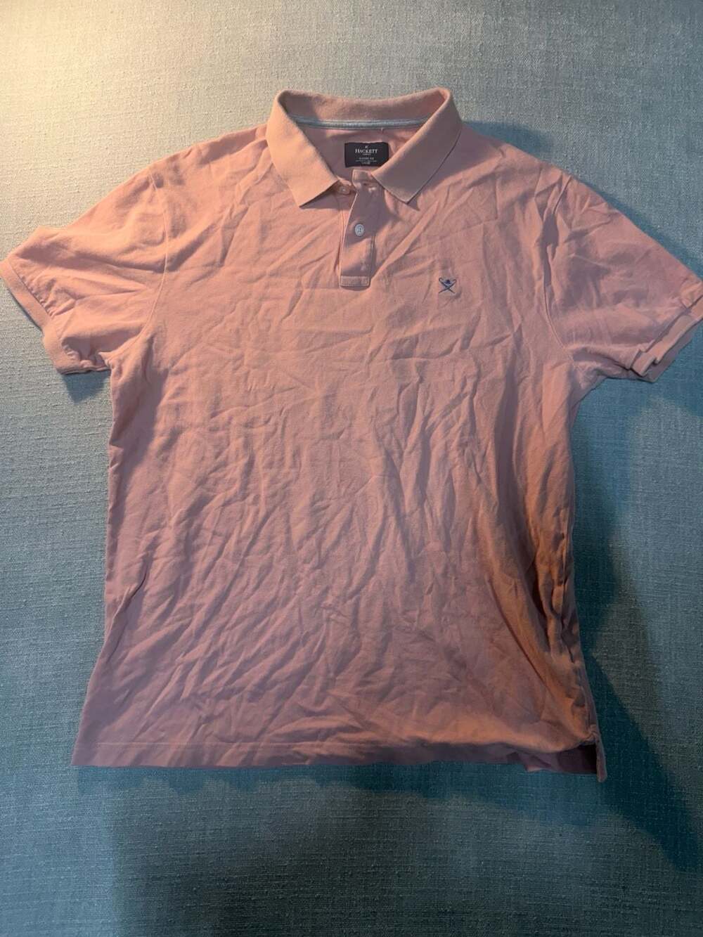 Hackett London Classic Fit Pink Polo Shirt
